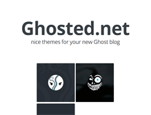 Tablet Screenshot of ghosted.net
